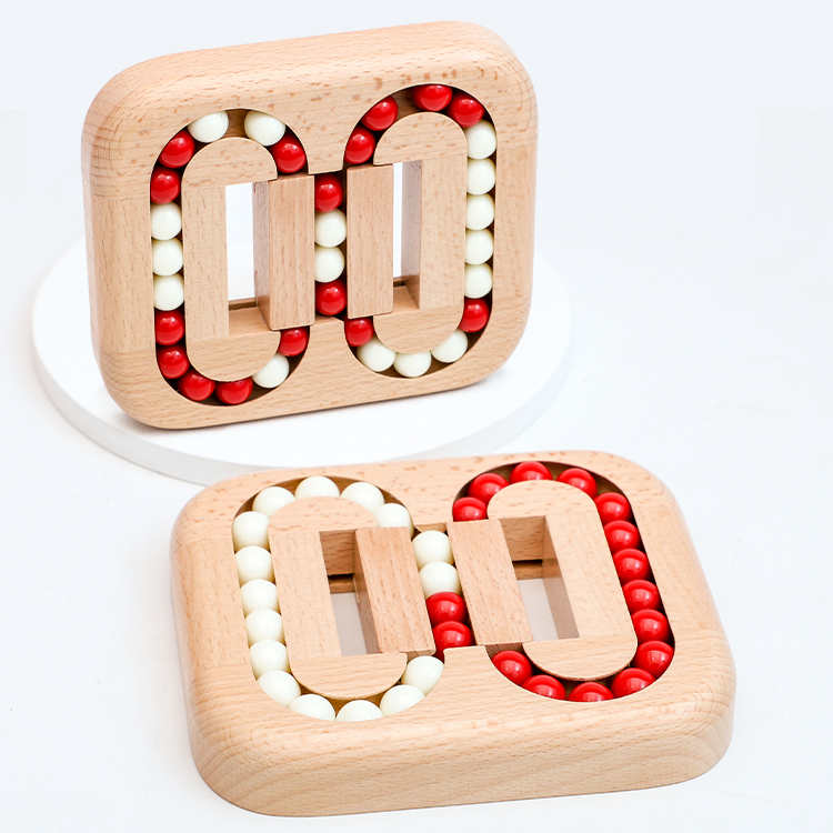 Montessori Fine Motor Skill Wooden Bead Maze Toy