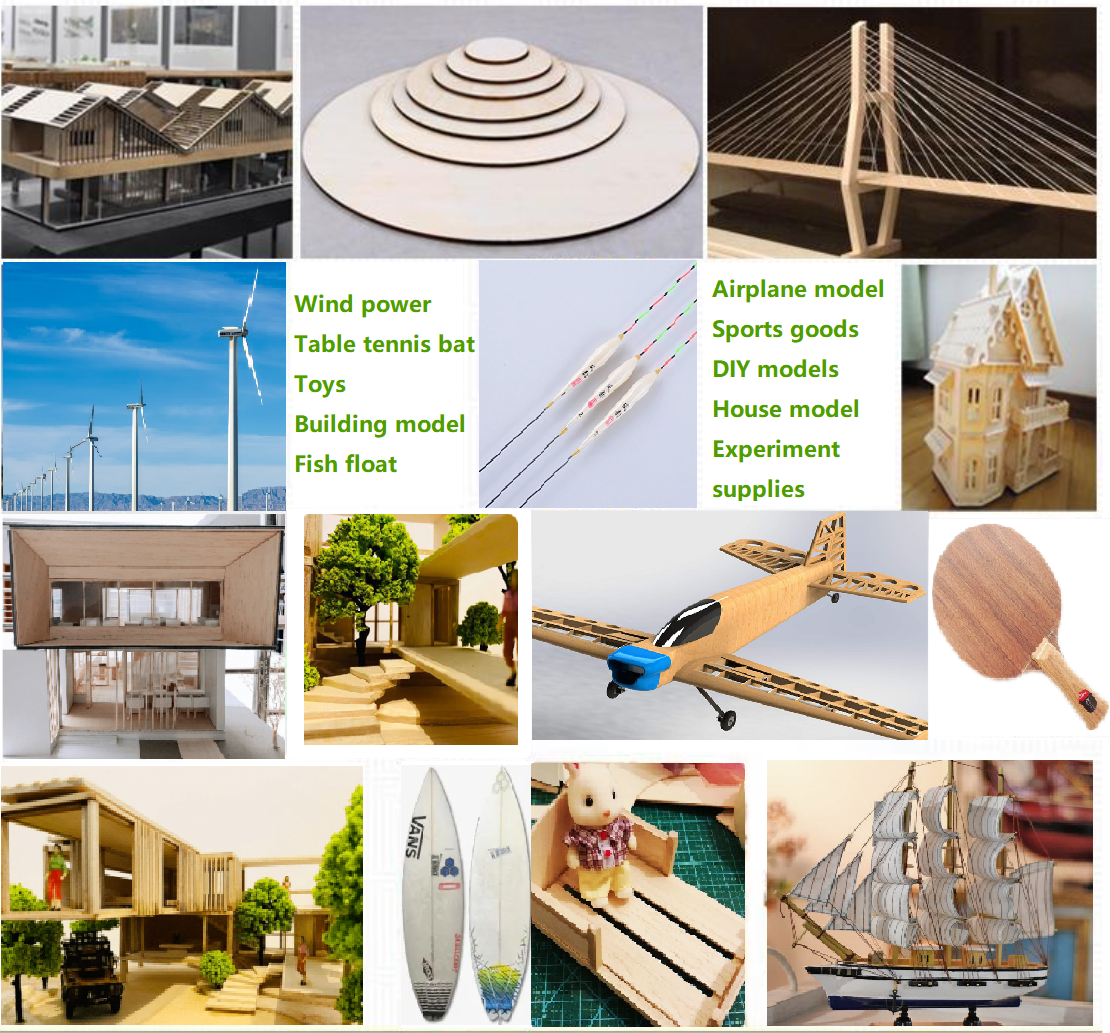 Balsa wood application display 2