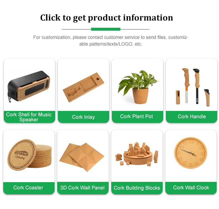 Cork Product Applications