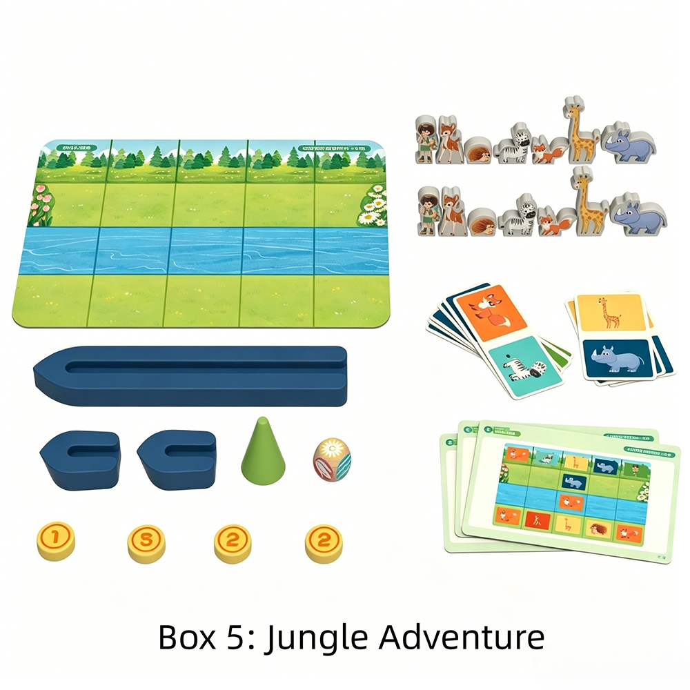 4-5 Years Old Kids Multifarious Cube Puzzle Game, Early Educational Wooden Pattern Blocks Toy for Preschool Learning