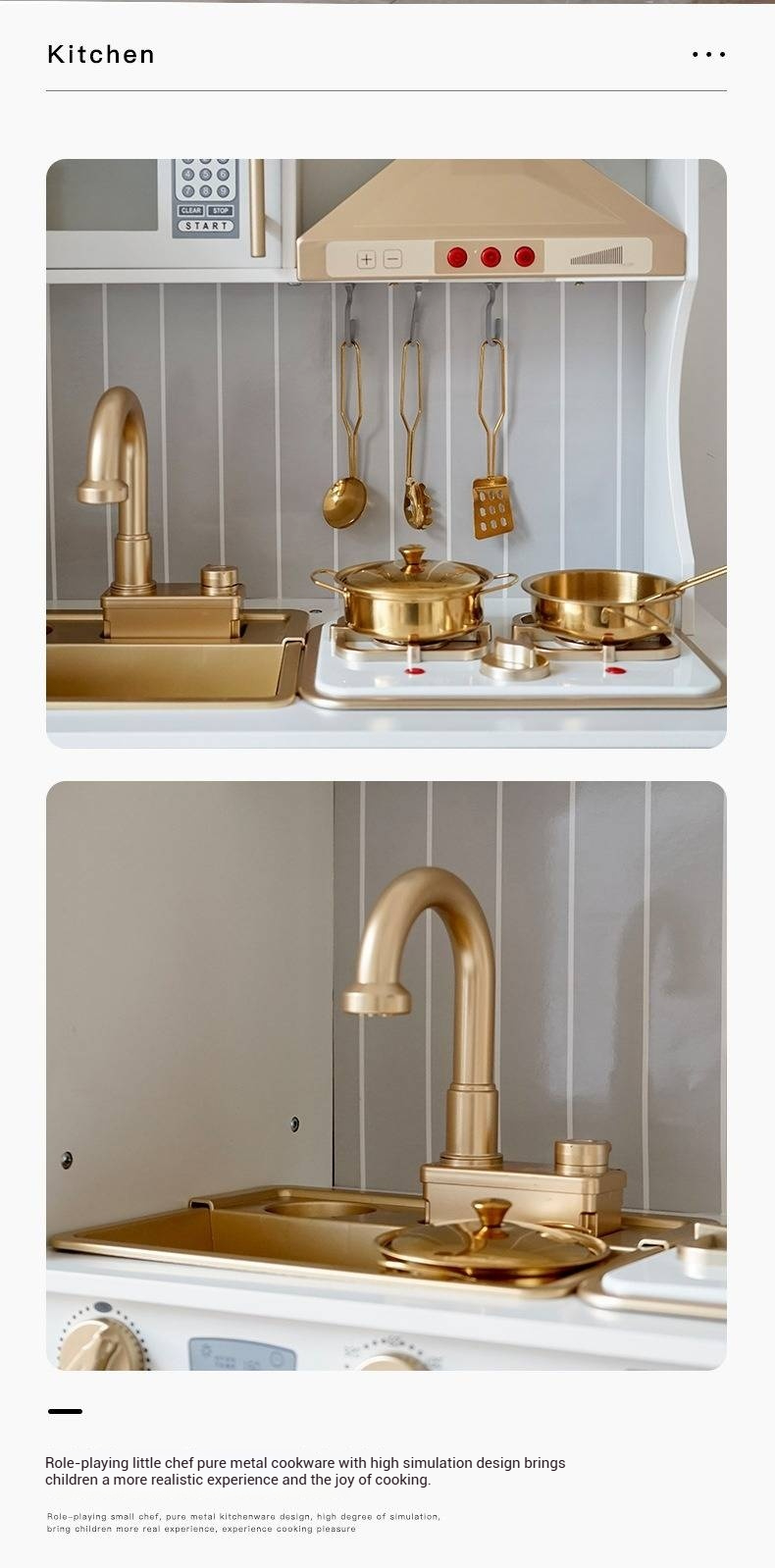 Kids Wooden Kitchen Details 5