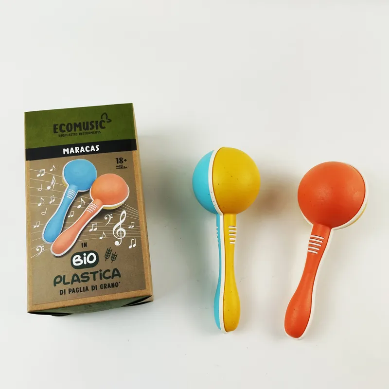 Eco Wooden Fish Beating Musical Instruments Early Educational Toy
