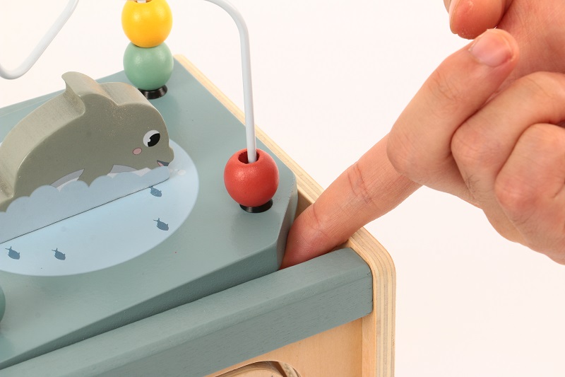 Wooden Activity Cube blocks
