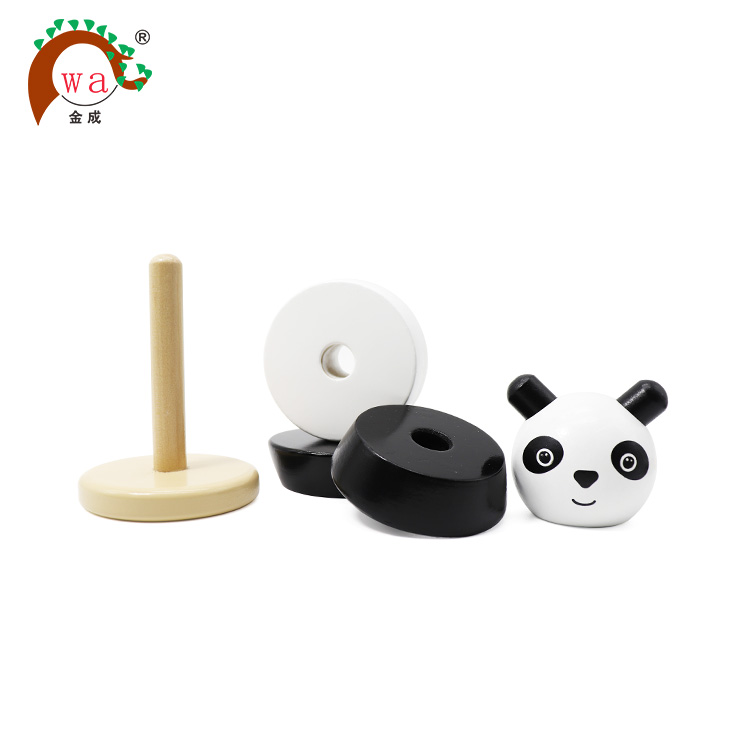 Panda family pile tower detail 5