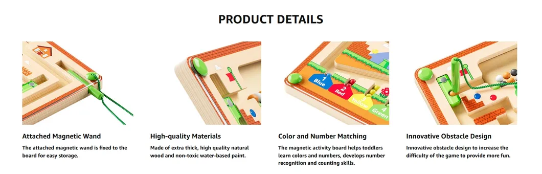 Kids Educational Maze Play Guide