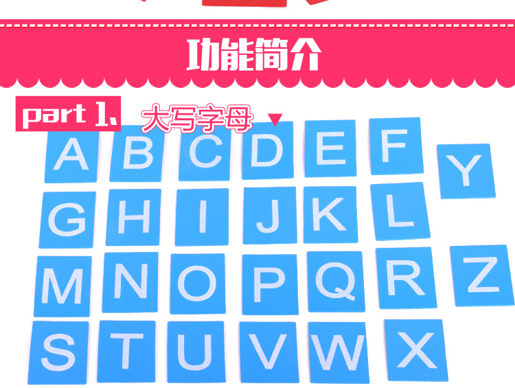 Sandpaper Letter Board Details 4