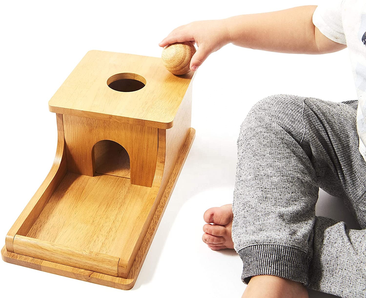 Montessori Eco-Friendly Wooden Cube Pattern Promotional Toys for Children Hand Coordination Exercises for Babies 6-12 Months Old
