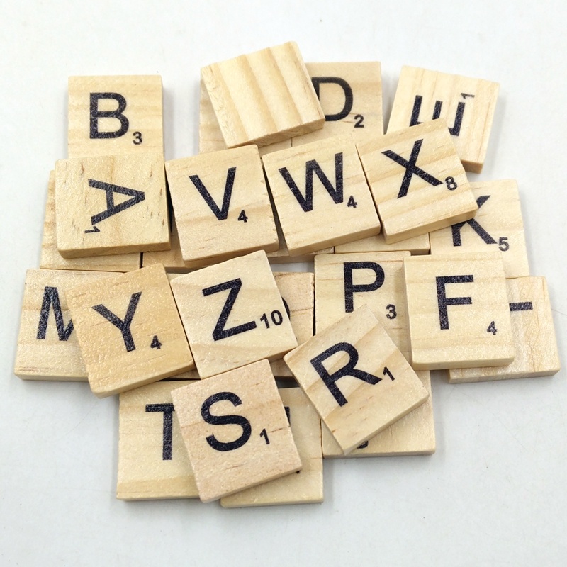 Alphabets Wooden Letters Toy Board-Eco-friendly Polished Wall Hanging for Kids Training &amp; Holiday Decoration