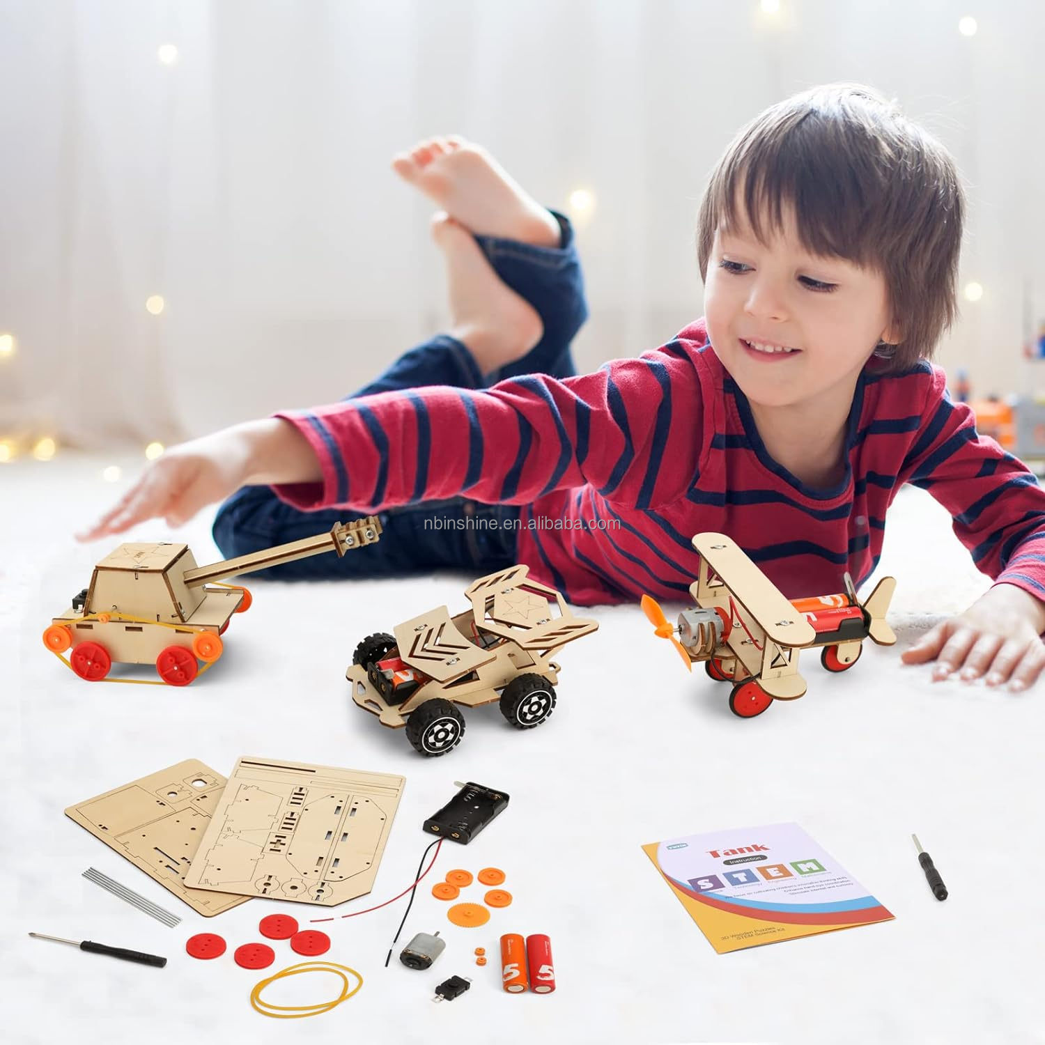 Unisex Wood Building Kits STEM Kit detail 6