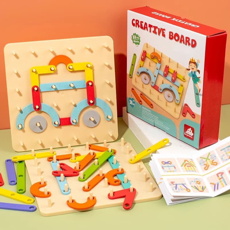 Wholesale Montessori Wooden Shape Puzzles Versatile Early Education Toys for Kindergarten