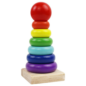 Rainbow Stacking Ring Educational Toys