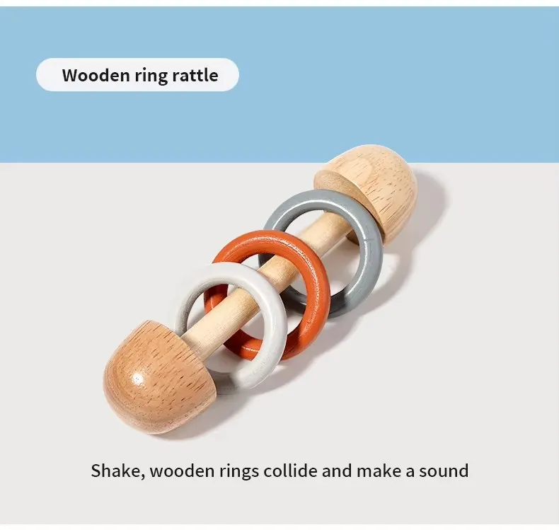 Wooden Musical Instruments Set Education Sensory Kids Wooden Music Toy
