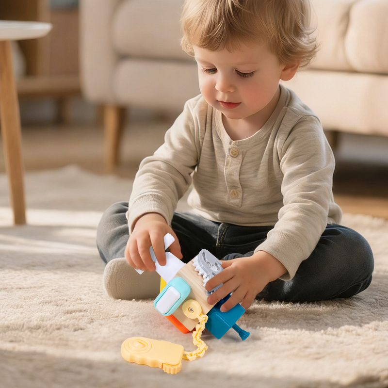 Children's Busy Box Develops Fine Motor Skills Hand-eye Coordination and Sensory Training 2026 Montessori New Toy