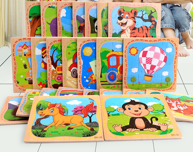 Wooden Puzzle Animal Toy