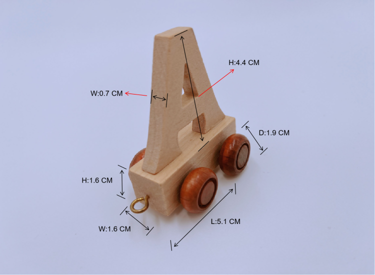 Wholesale for Kids Wooden Alphabet Train Toy Set Wooden Letter Train Toy