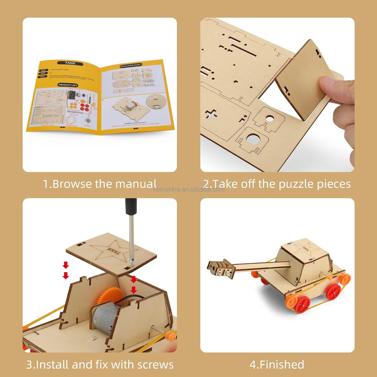 Unisex Wood Building Kits STEM Kit detail 4