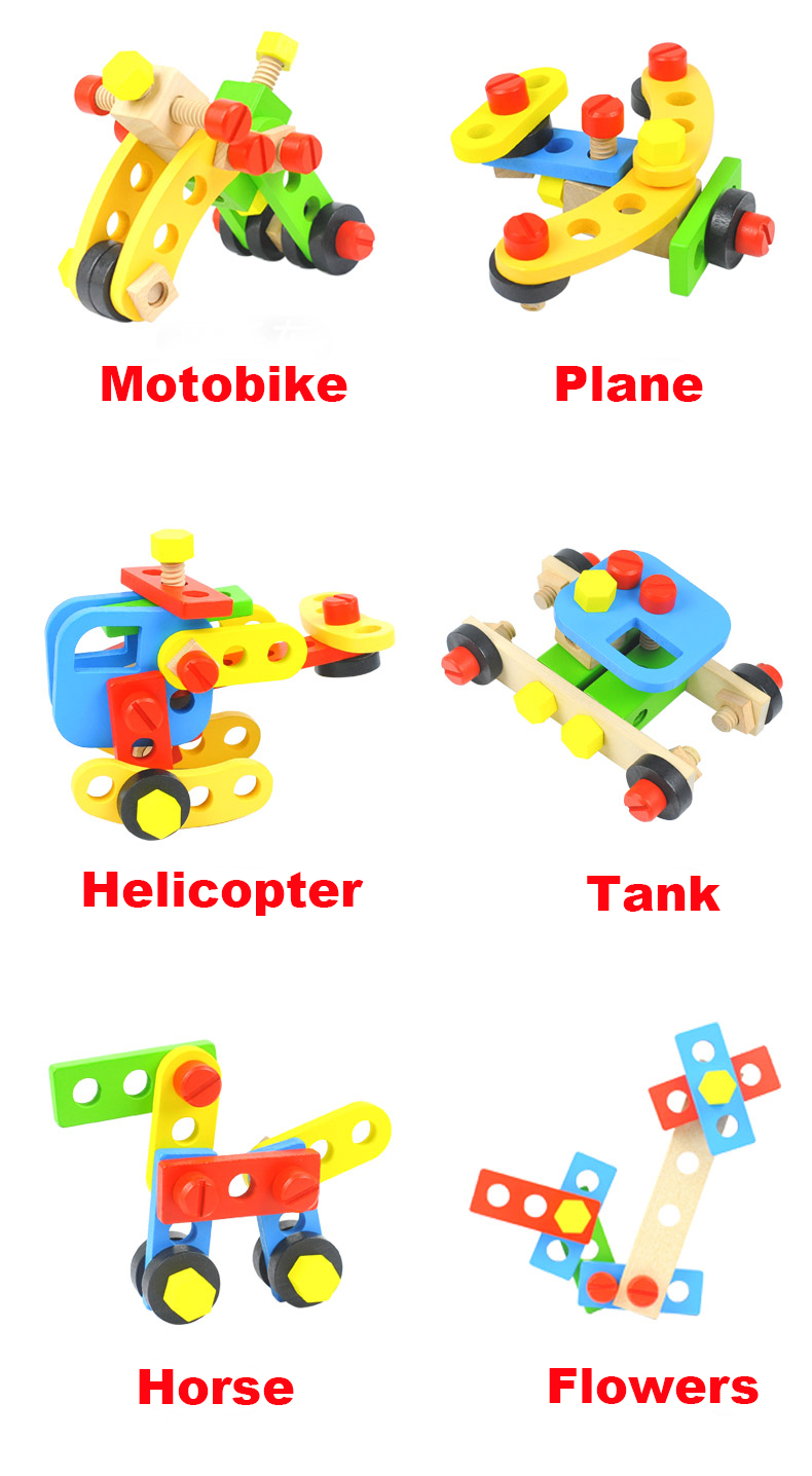69pcs Wooden Toddler Tool Set detail 5