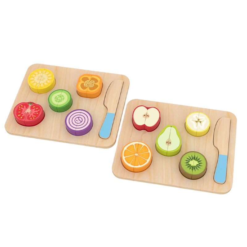 Wooden Toddler Role Play Puzzle Board, Montessori Educational Learning Toy for Fine Motor Skills, Early Development Activity Board for Kids Boys Girls Age 3+