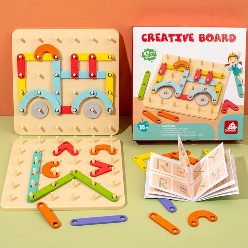 Wholesale Montessori Wooden Shape Puzzles Versatile Early Education Toys for Kindergarten