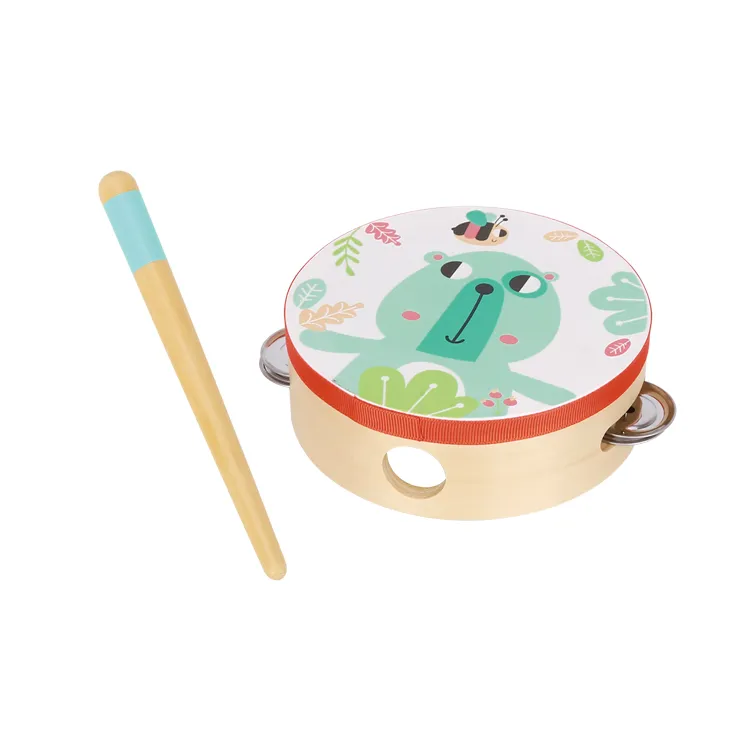 Wooden Musical Instruments Drum Montessori Musical Set Wooden Toy for Child