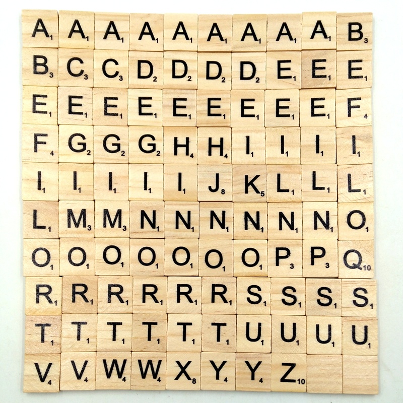 Alphabets Wooden Letters Toy Board-Eco-friendly Polished Wall Hanging for Kids Training &amp; Holiday Decoration