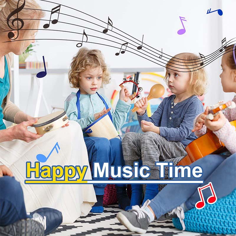 Wholesale Hot Musical Instruments Set Educational Wooden Toy for Kids