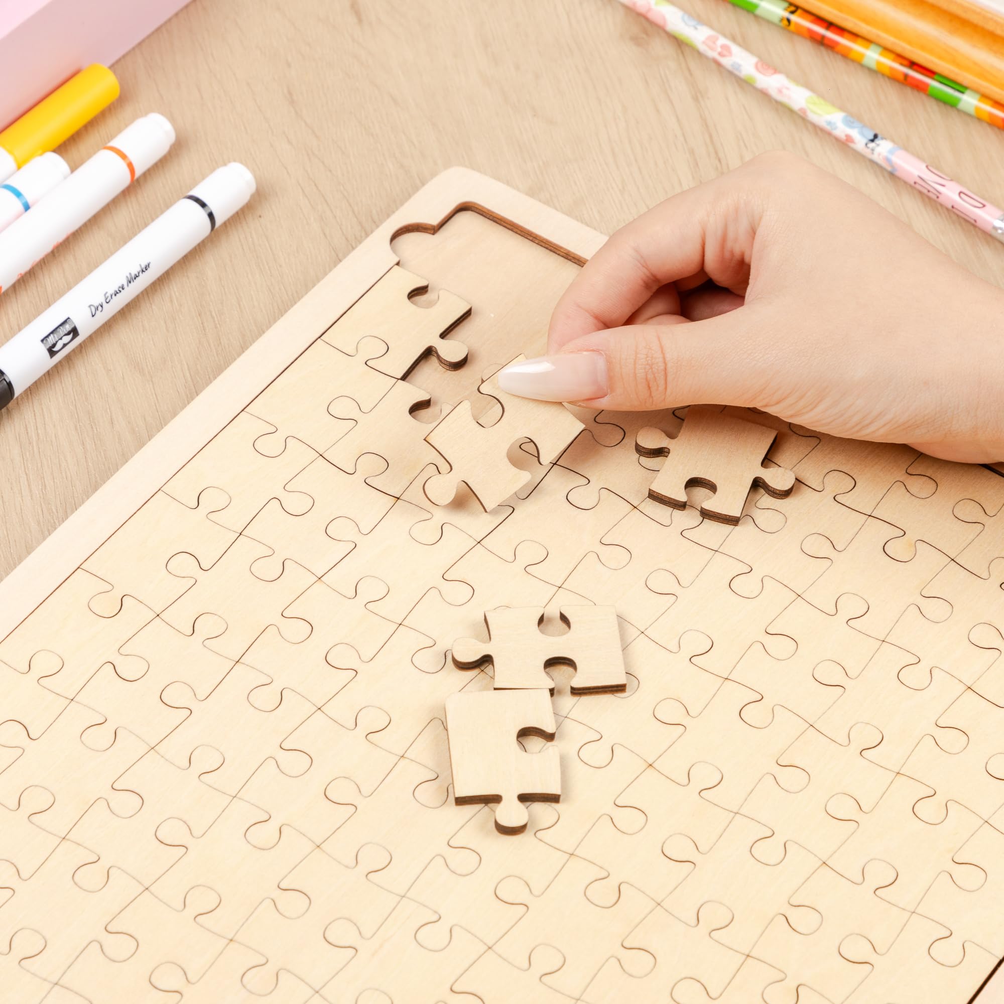 COMMIKI Baby Sensory Educational Toys Stem Wooden Christmas Eco-Friendly Growth Matching Game Animal Food Classification