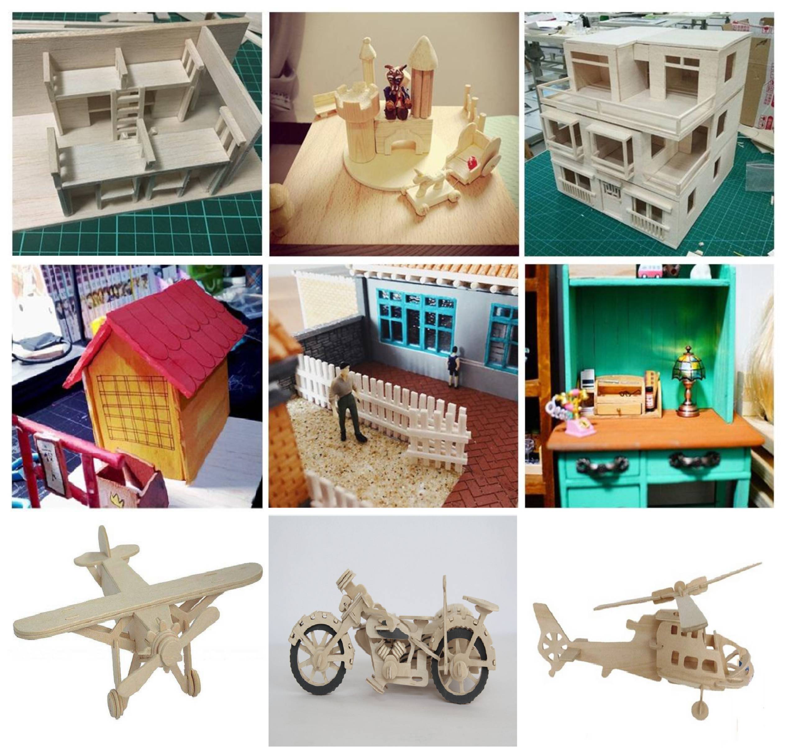 Balsa wood application display 4