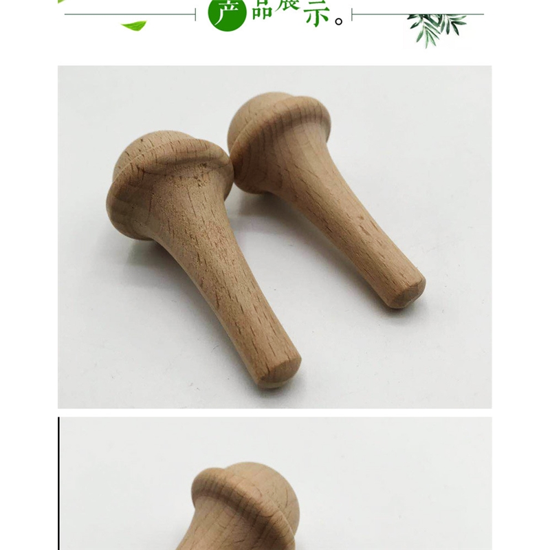 Wood Blank Ice Cream Beech Wood Ice Cream Montessori Toy