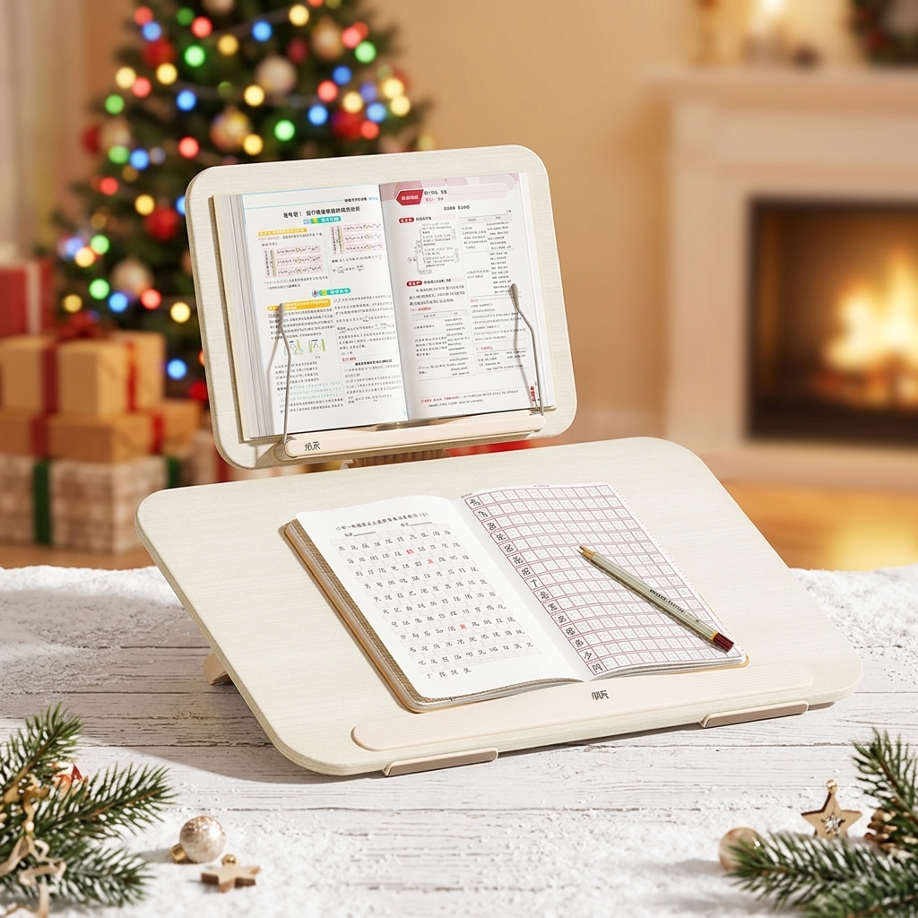 FEIXIANG New YD-20 Multi-functional Eco-Friendly Wooden Reading Stand Writing Board Ergonomic Slant Board Kids Study Posture
