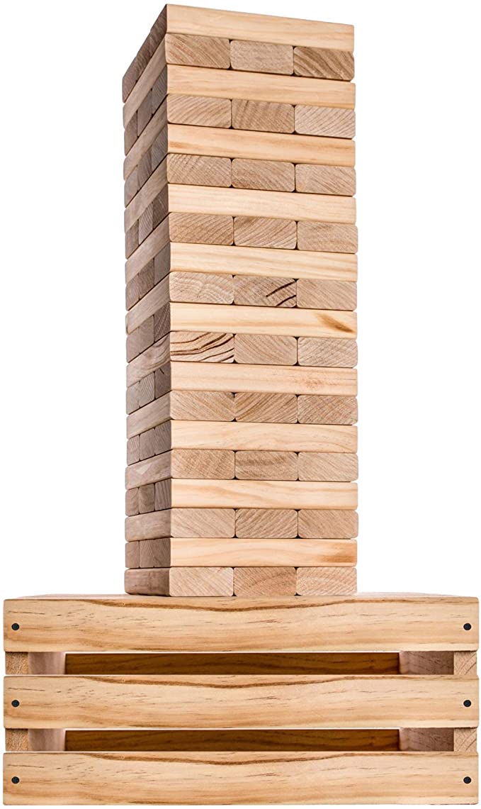 We Wholesale and Customize High Quality Block Wood Stack Game