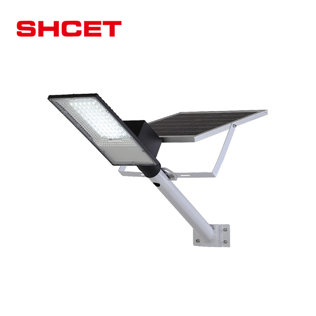 Manufacturer Premium Quality Solar Led Street Lights Split Separate Panel High Luminaria System Aluminum Road Garden SHCET