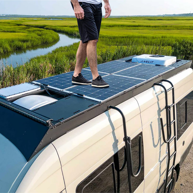 Walkable Solar Panel ETFE 200W Semi Flexible Solar Panel 300W for Car Caravan Trailer Boat