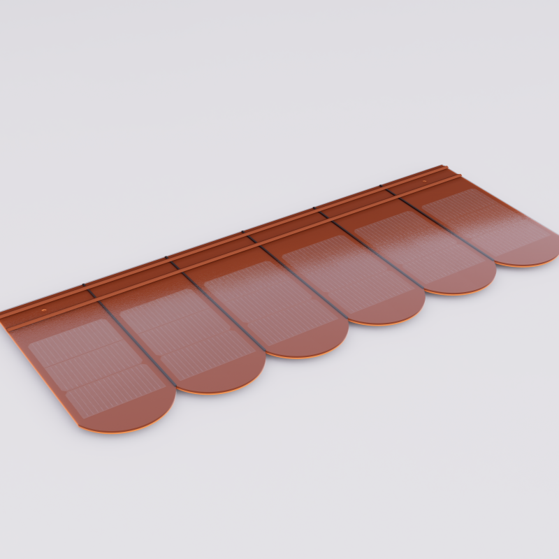 N-Type Solar Roof Tiles Easy Installation BIPV Solar Shingle Photovoltaic Energy Storage System Manufacturer's Product