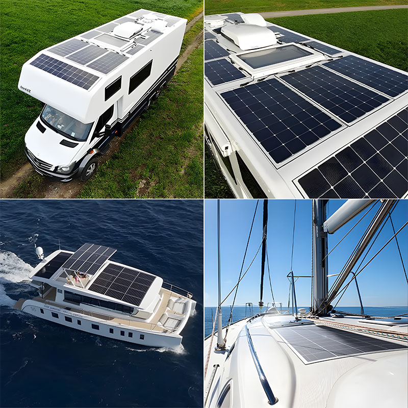 2025 High Quality Flexible Solar Panel 200W 300W 400W 520w Double Glass Solar Panels for Solar Home System