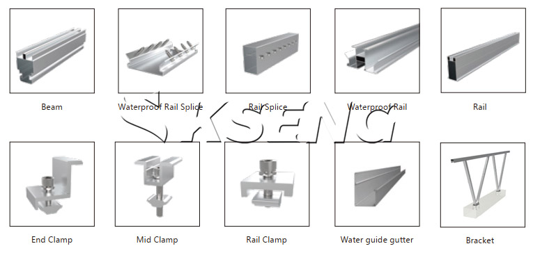 Solar Carport Mounting System Detail 5