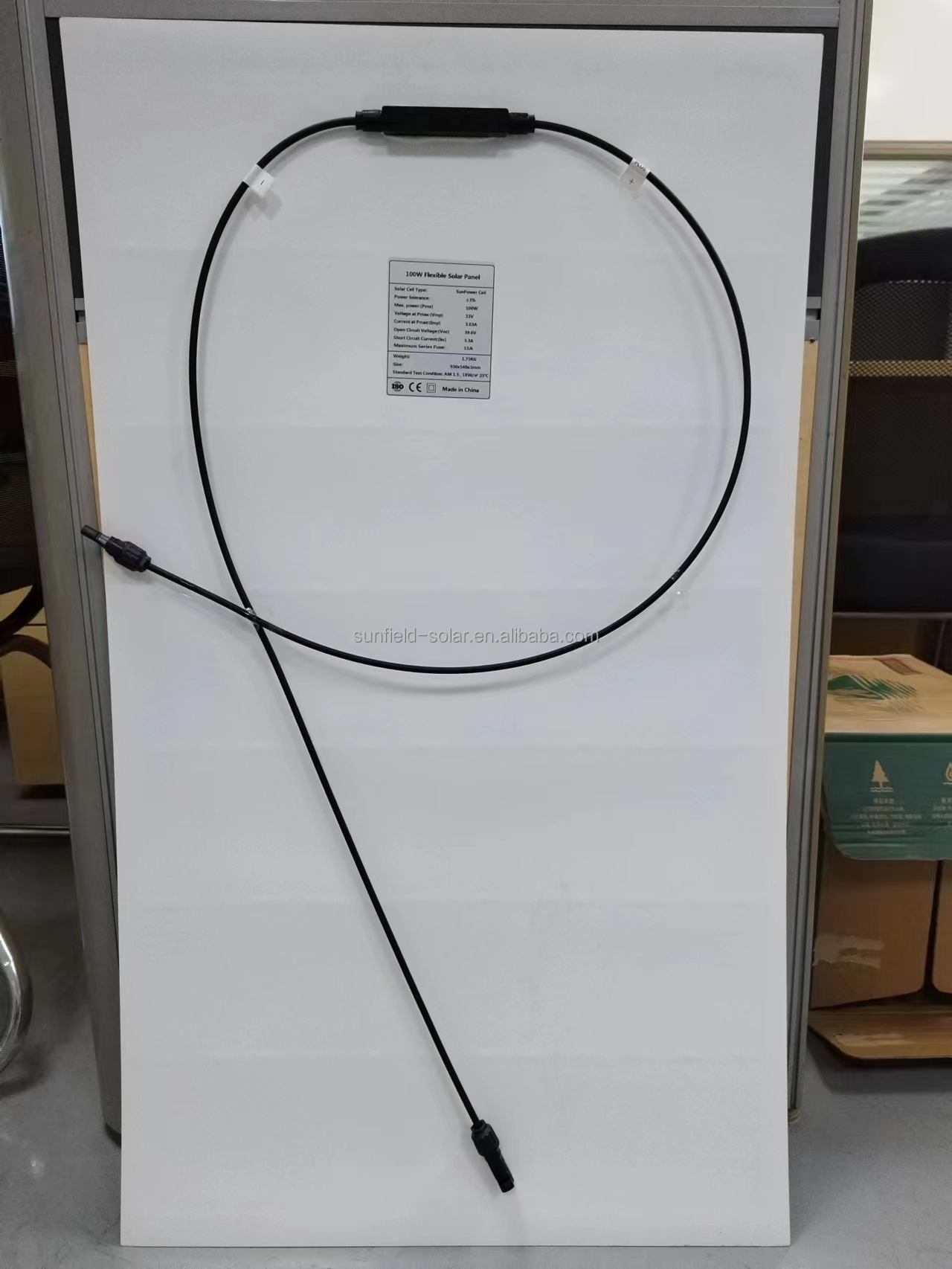 Flexible Solar Panel Angle View