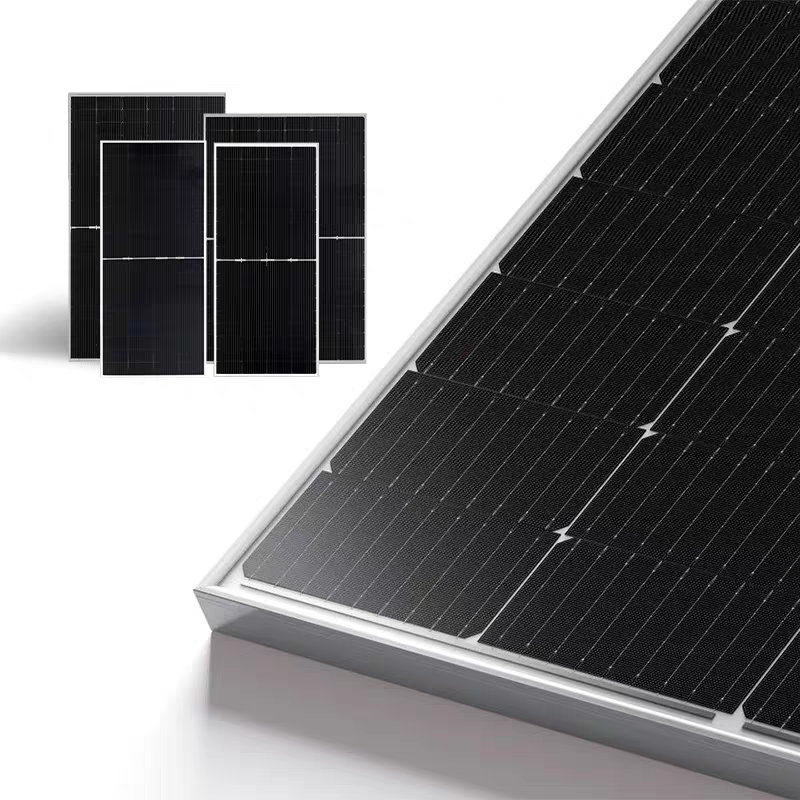 Bifacial Single Crystal High-Power Solar Photovoltaic Panels Double Glass Roof Mount Power Generation System 125mmx125mm