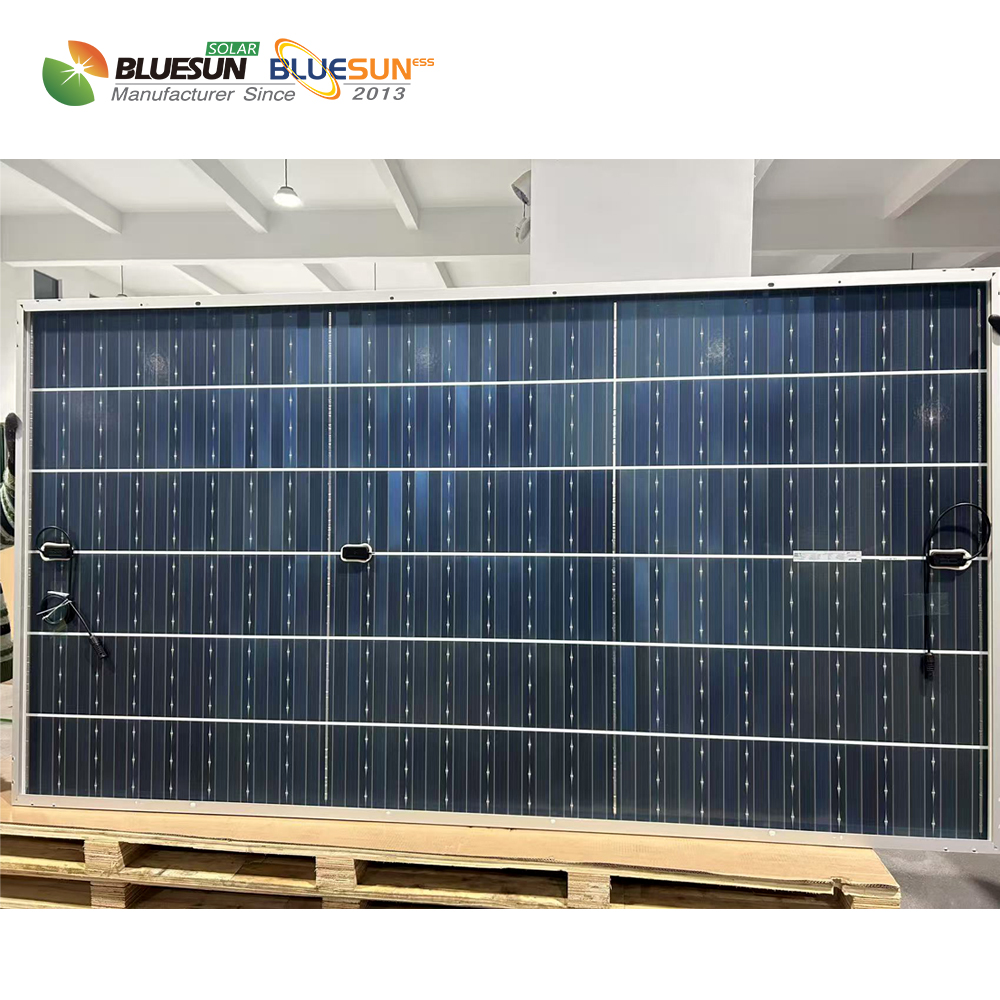 Bluesun Mono Shingled Bifacial Panel Solar 700W 720W 730W 750W Solar Panels for Industrial