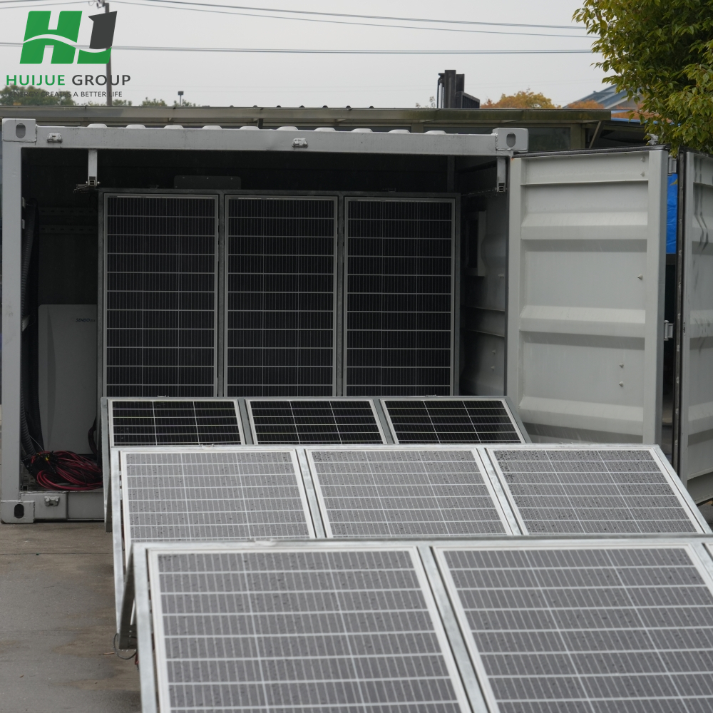 Modular Expandable Solar Photovoltaic Container Kit Waterproof Design for Outdoor Emergency Applications MPPT Lithium Ion