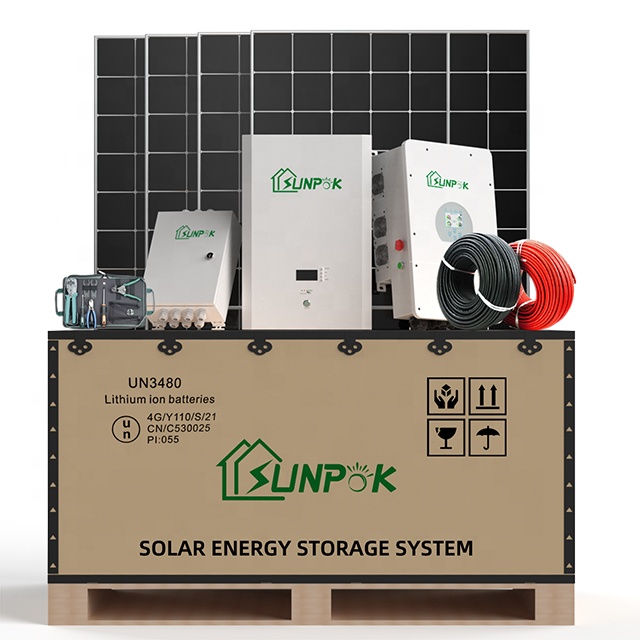 Roof Solar Panel System Hybrid Solar System Hybrid Off Grid Complete Home Home 3kv 5kw 5kva 10kw Energy Storage 5 Years 24 Hours