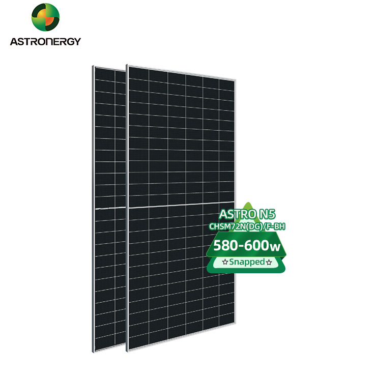 Jinko 575W 580W 585W 590W 595W 600W Bifacial Module N-Type Dual Solar Panels for Commercial&amp;industry Use 144 Cells IP68 in Stock