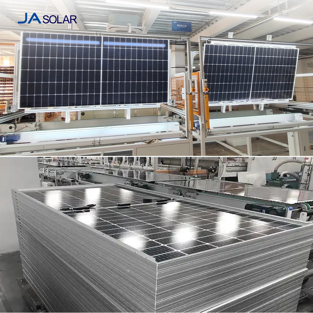 High Power JA Solar Panels 690w 700w 705w 710w Dual Glass Bifacial Photovoltaic Panels for Farm Factory Plants