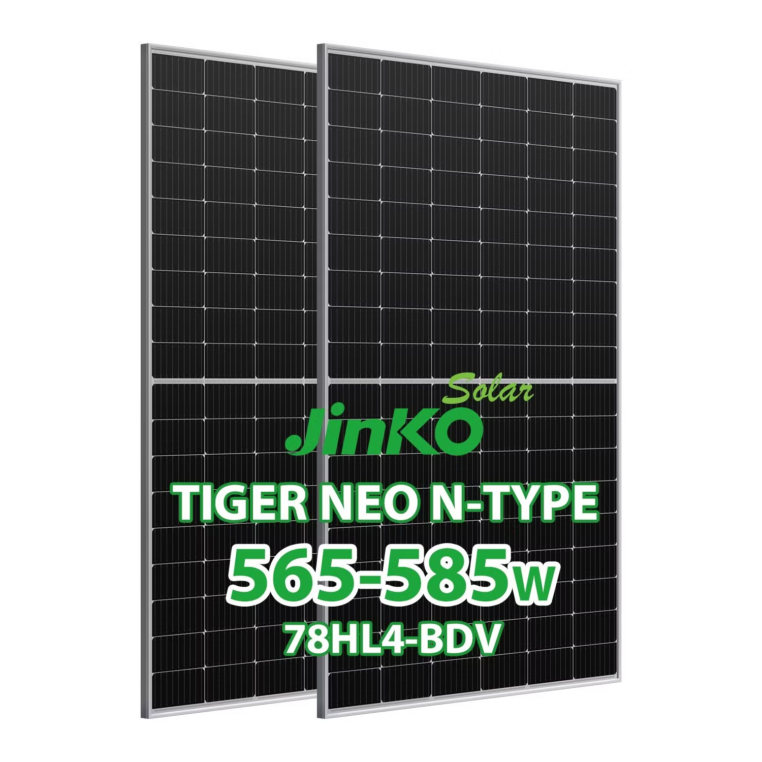 Jinko Factory Price Photovoltaic 585W 590W Bifacial Jinko Solar Panels With Double Glass Two-Sided Roof Solar Panel