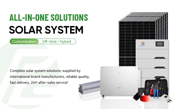 5kW 10kW 20kW 30kW 50kw Solar Panels With Battery And Inverter Complete Kit Hybrid Solar Energy System For Home