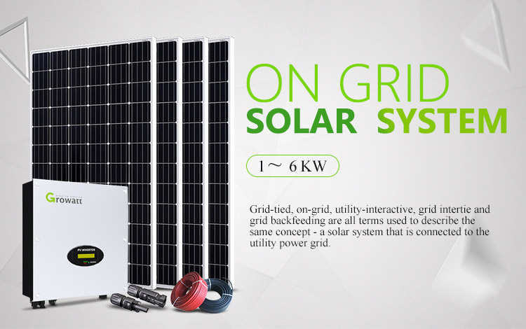 On Grid Solar System Diagram