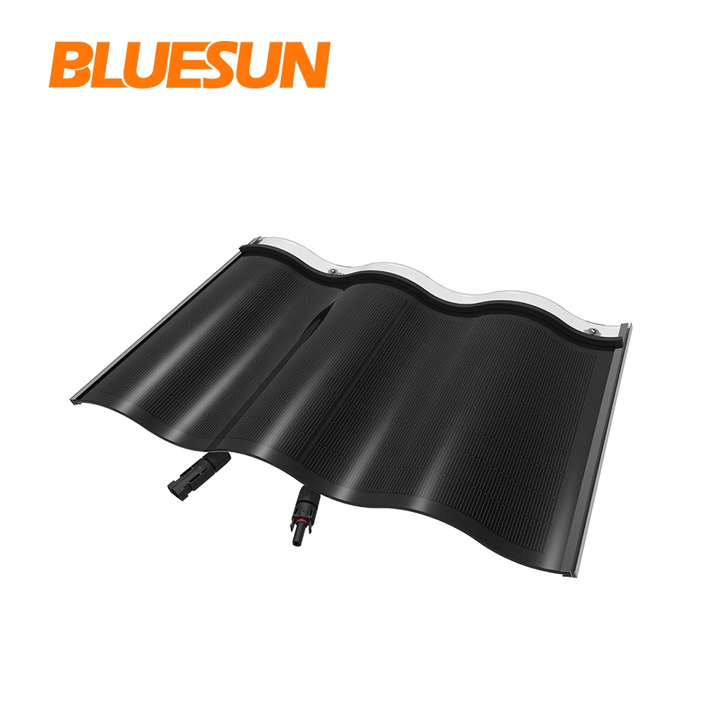 Most Popular 30w Single Glass Solar Roof Tiles Photovoltaic Flexible Solar Panels for Farm System