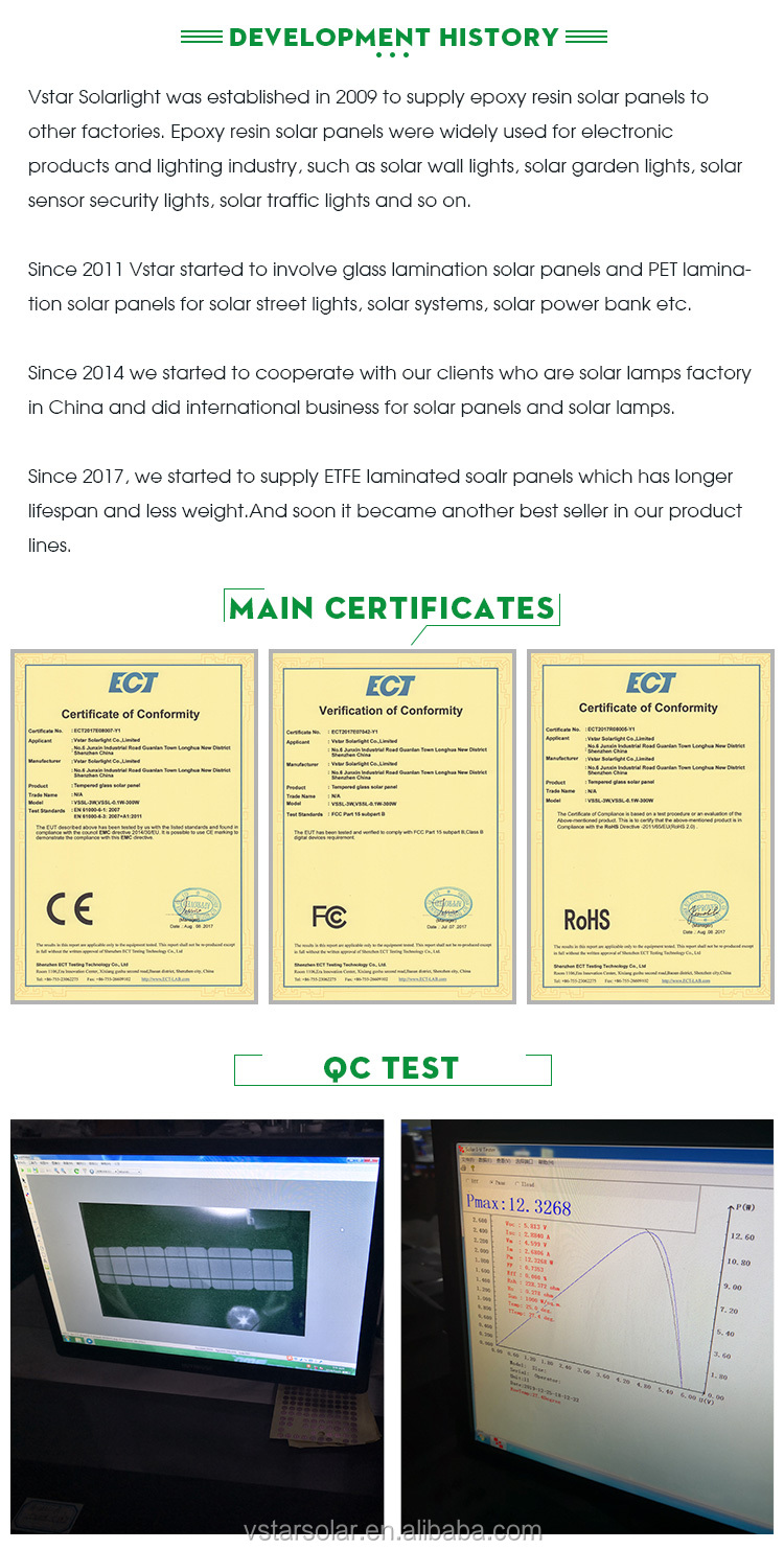 90x82mm 5V 1W Monocrystalline ETFE Solar Panel with PH-2 Connector