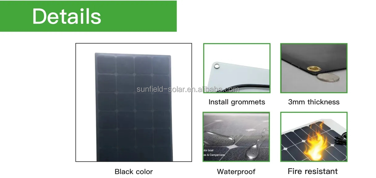 Flexible Solar Panel Detail Design