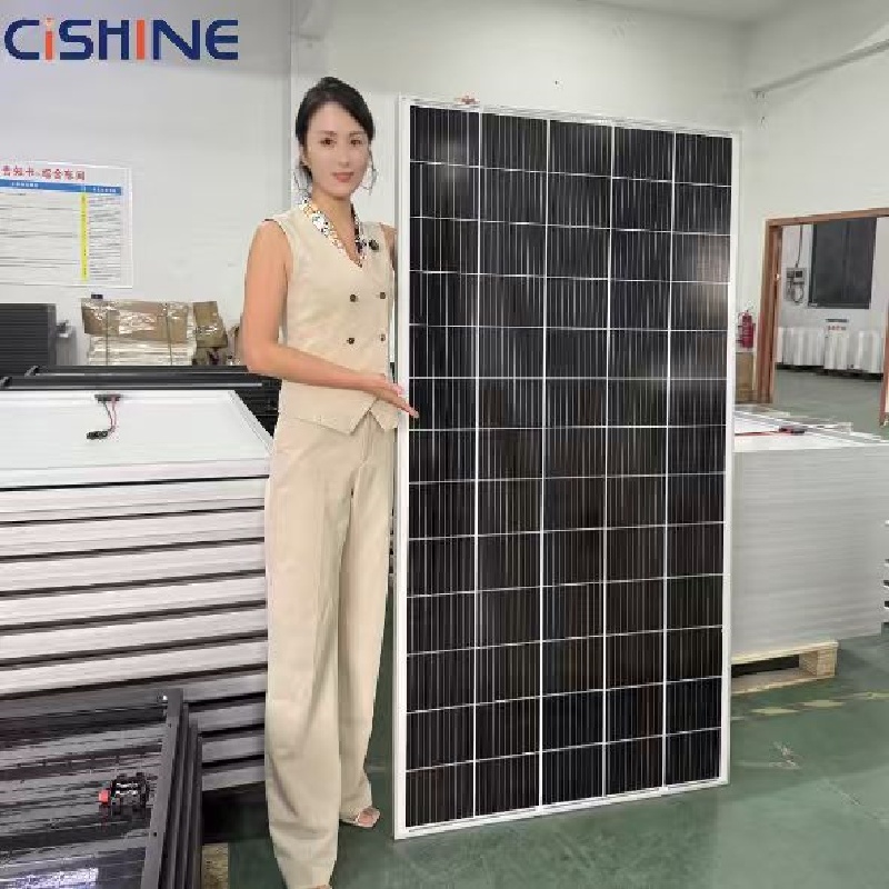 Cishine Wholesale High-efficiency Half Cell 100W 150W 200W 250W 300W Mono-Facial Solar Panels Suitable for Residential Rooftops